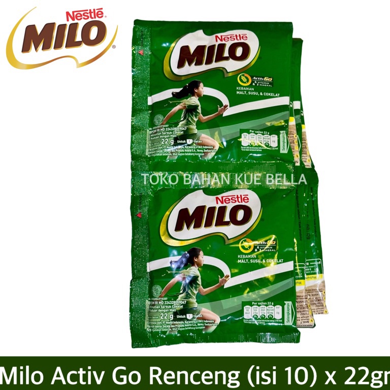 

Terlaku MILO RENCENG 1 Sachet Susu Coklat Milo M44