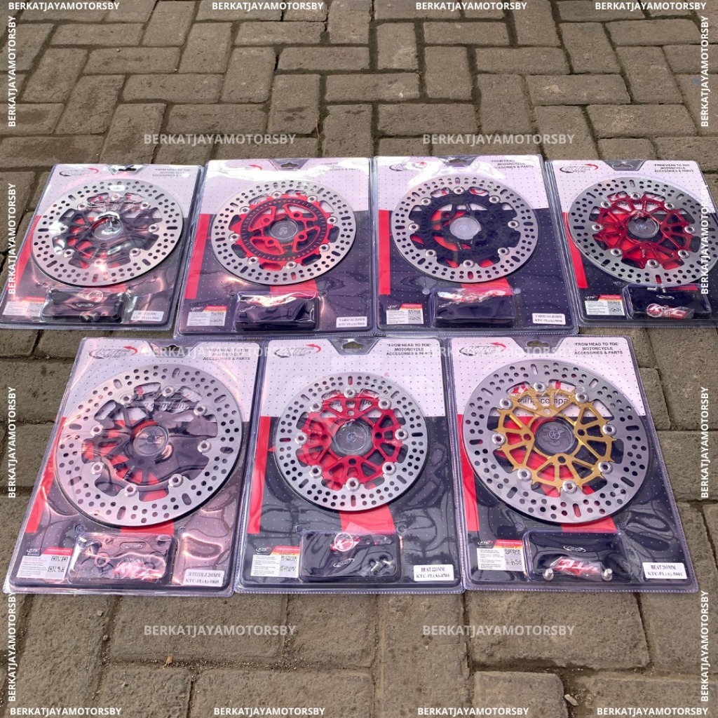 DISC BRAKE PIRINGAN CAKRAM DEPAN KTC 260 MM JUPITER Z FLOATING CNC 100% ORIGINAL