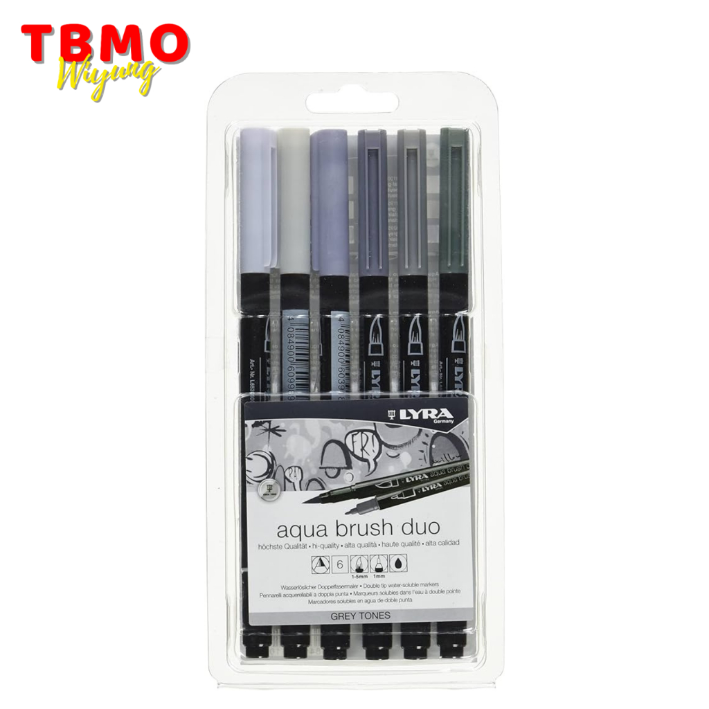 

TBMO Lyra Aqua Brush Duo / Brush Pen Grey Tone 6521063