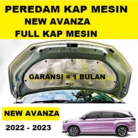Peredam panas kap mesin New Avanza 2022-2023 FULL KAP