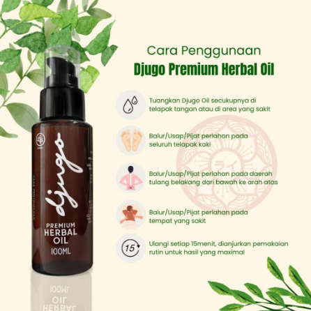 Minyak Djugo Original Djugo Premium Herbal Oil Minyak Balur Urut Kesehatan