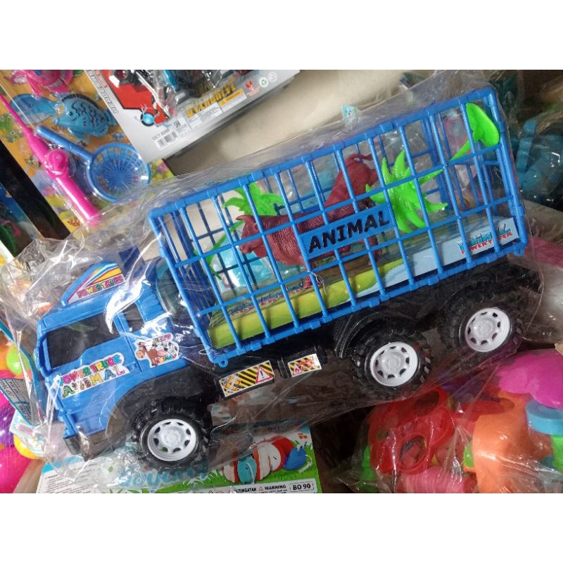 MAINAN MOBIL TRUK BESAR PENGANGKUT HEWAN NO.ST2071