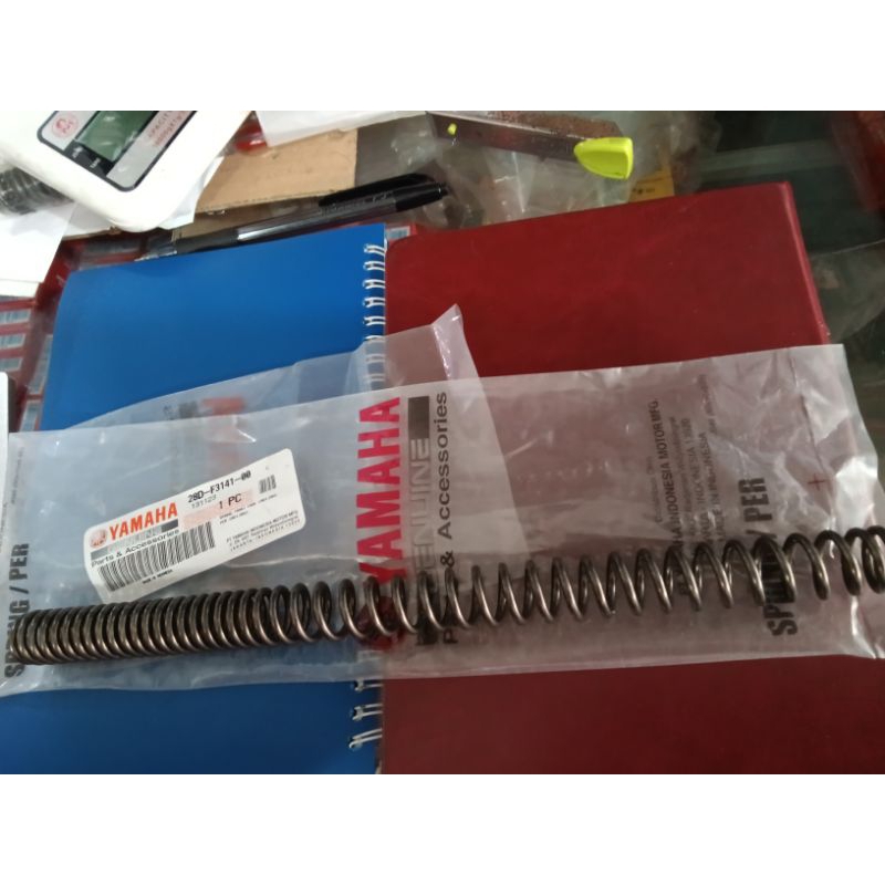 Spring, Front Fork Per Shock DEPAN MIO SMILE 28D 28D-F3141-00 GENUINE Yamaha