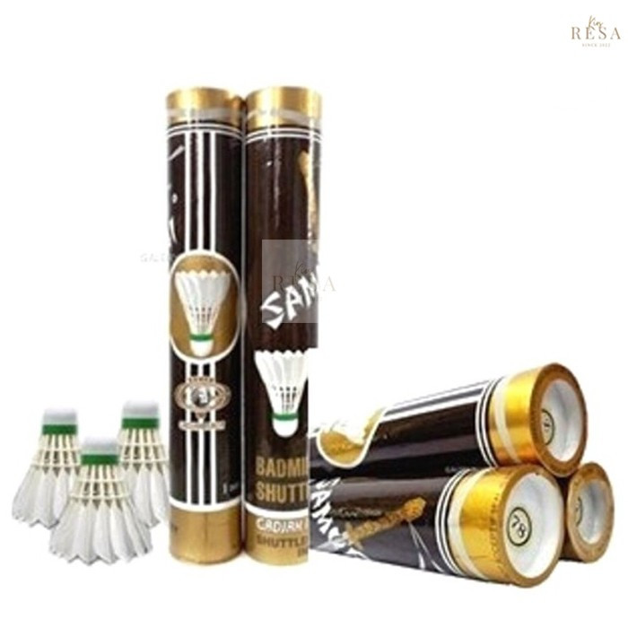 SHUTTLECOCK BADMINTON SAMURAI COKLAT ASLI ORIGINAL