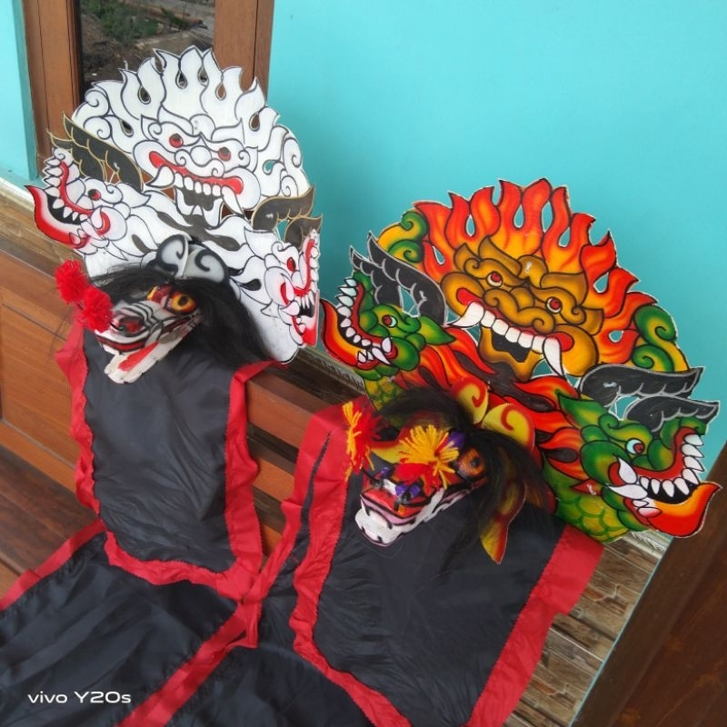 Barongan Mainan Anak Laki Laki Barongan  Kayu Ukuran Anak Anak