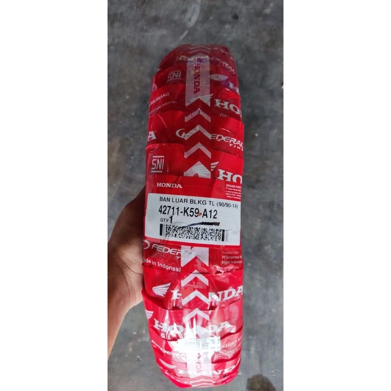 Ban Motor TUBELESS AHM,FEDERAL RING14