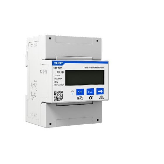 CHINT DTSU666 Three Phase Din-Rail Meter 3P4W 400V RS485 4P