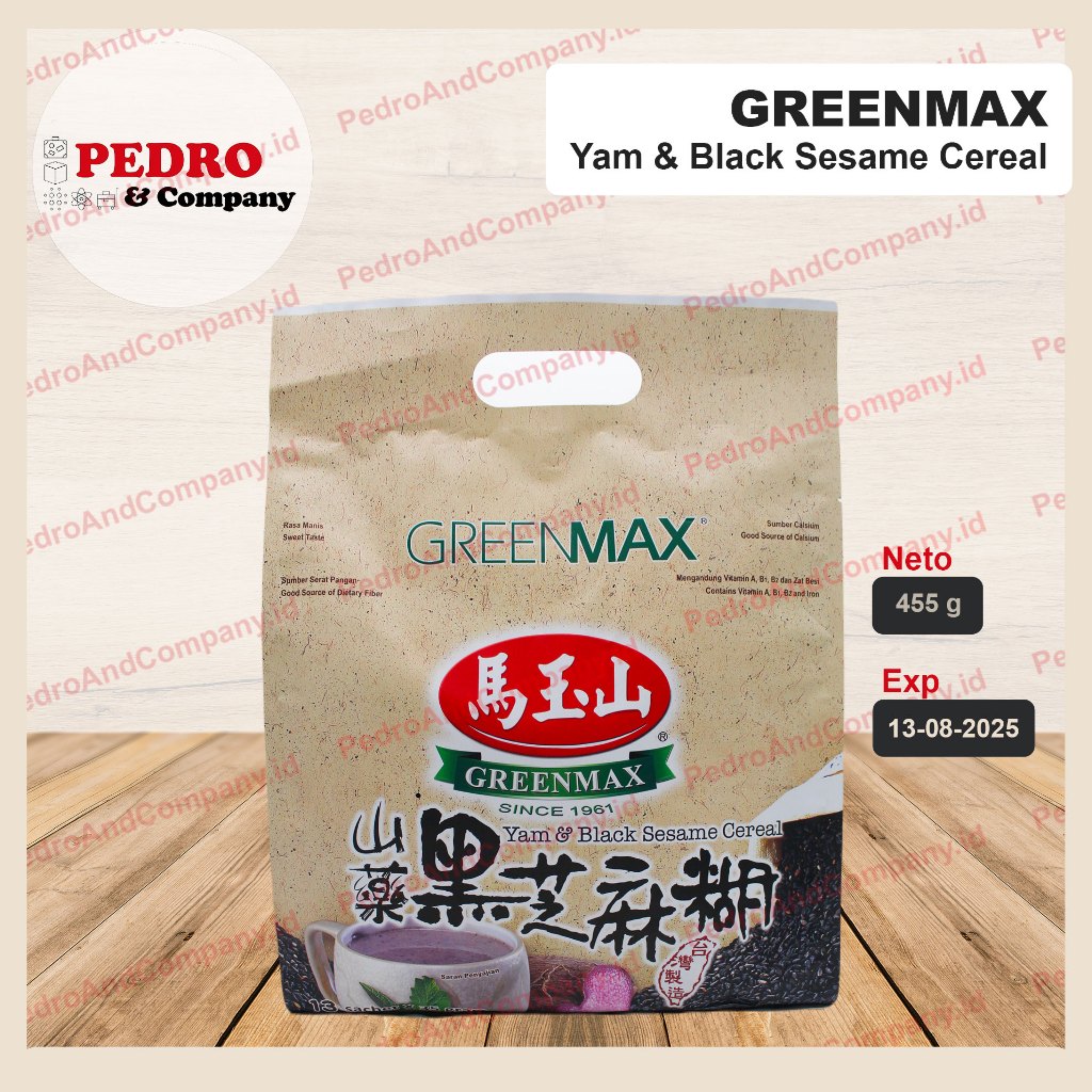 

Greenmax - Yam black sesame cereal (13 sachet x 35 gr)