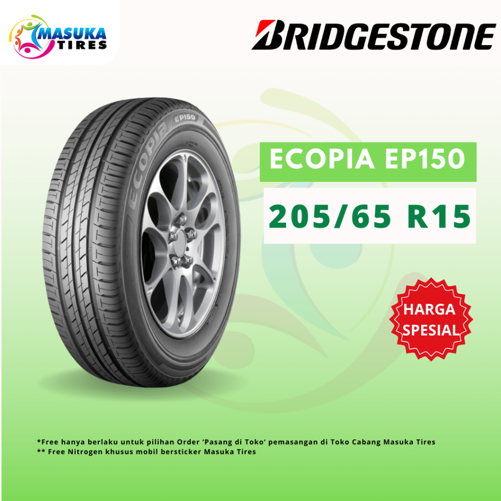 205/65 R15 94H Ecopia EP150 Bridgestone Ban Mobil 205/65 R 15 (HANYA BAN - KIRIM KE ALAMAT)