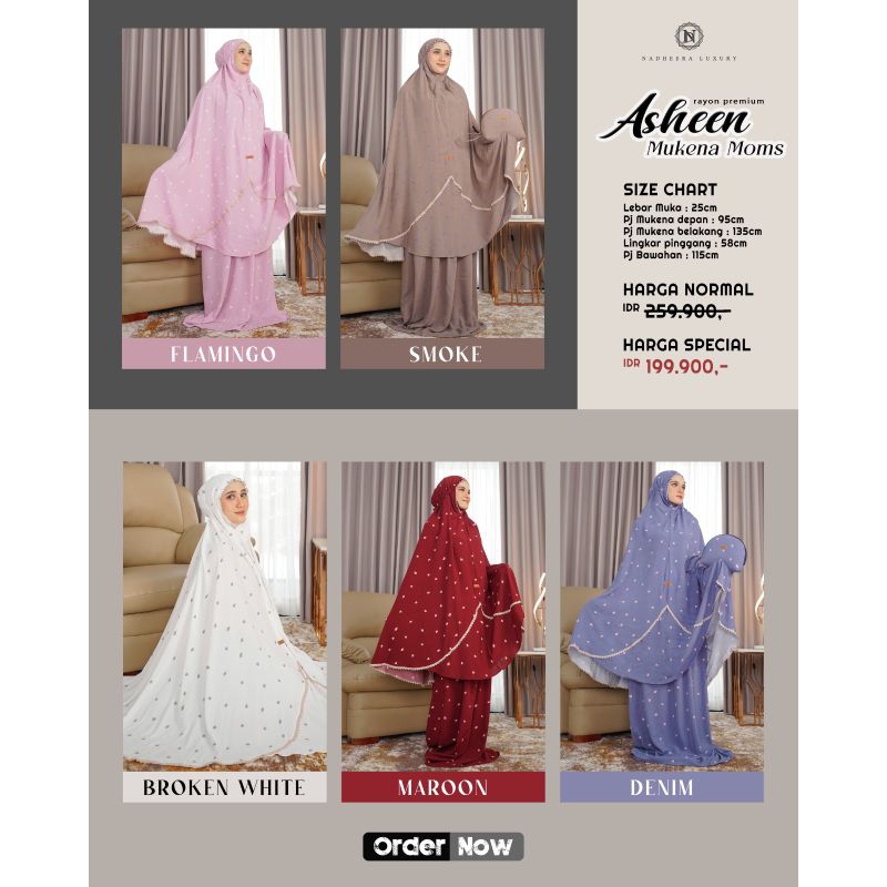 SPECIAL PRICE ✅ AFSHEEN MUKENA COUPLE NADHEERA LUXURY