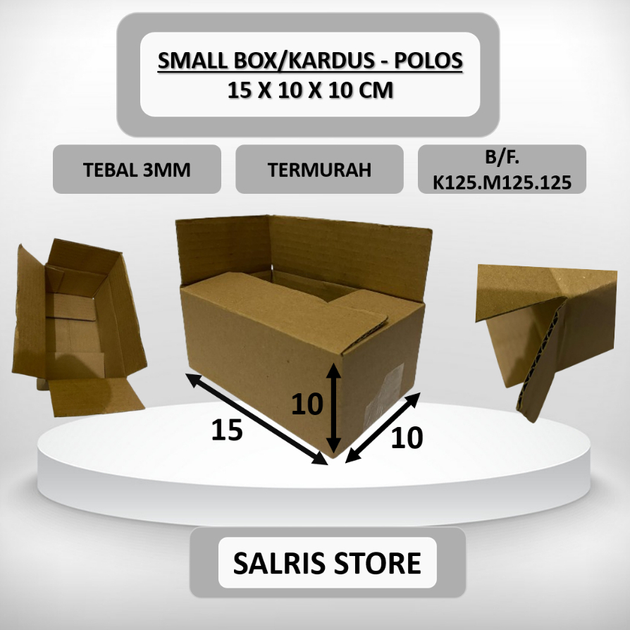 

5KG Box Small Kecil 15X10x10 Cm Polos