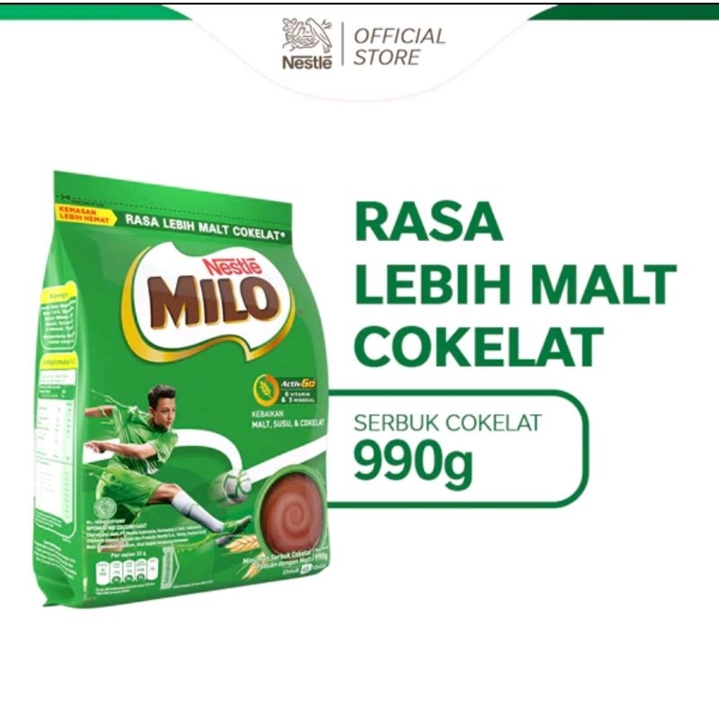 

Milo Activ-Go 990 gram