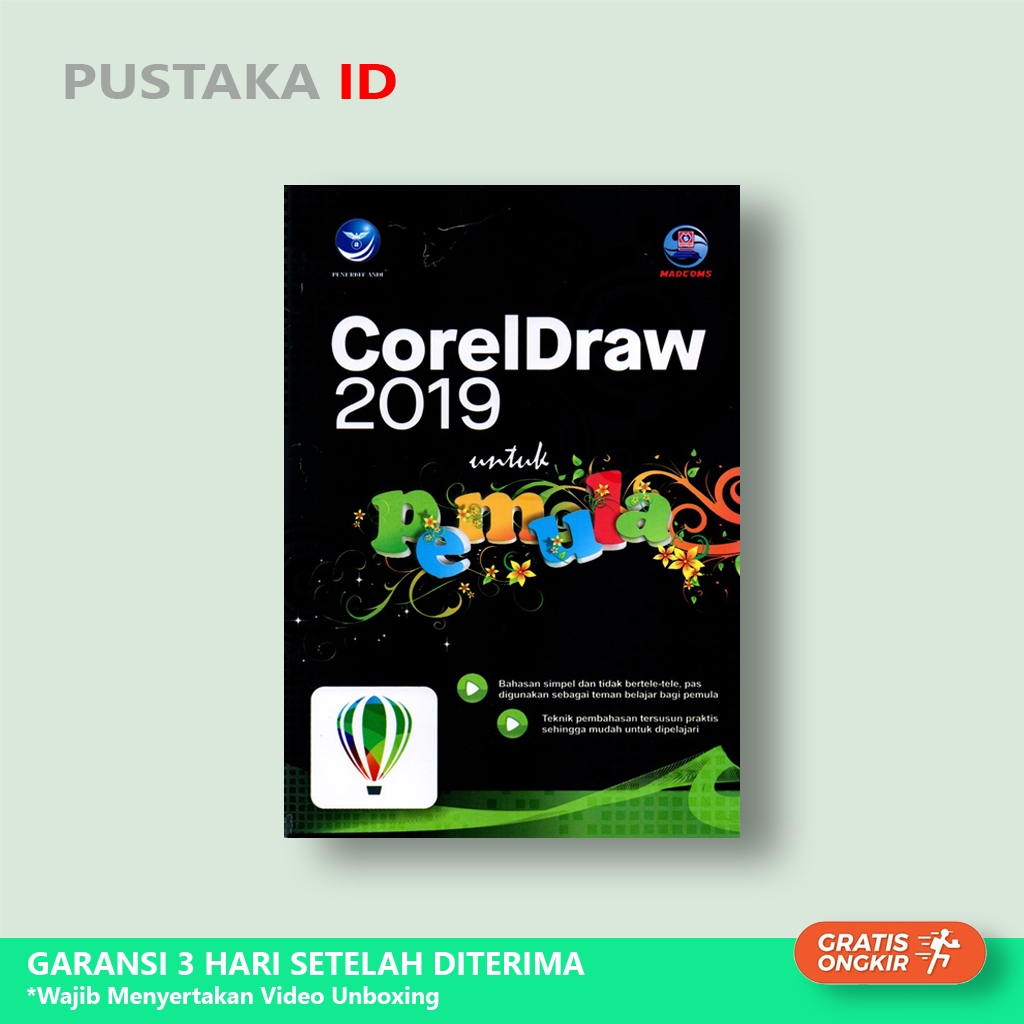 Buku CorelDraw 2019 untuk Pemula - Original