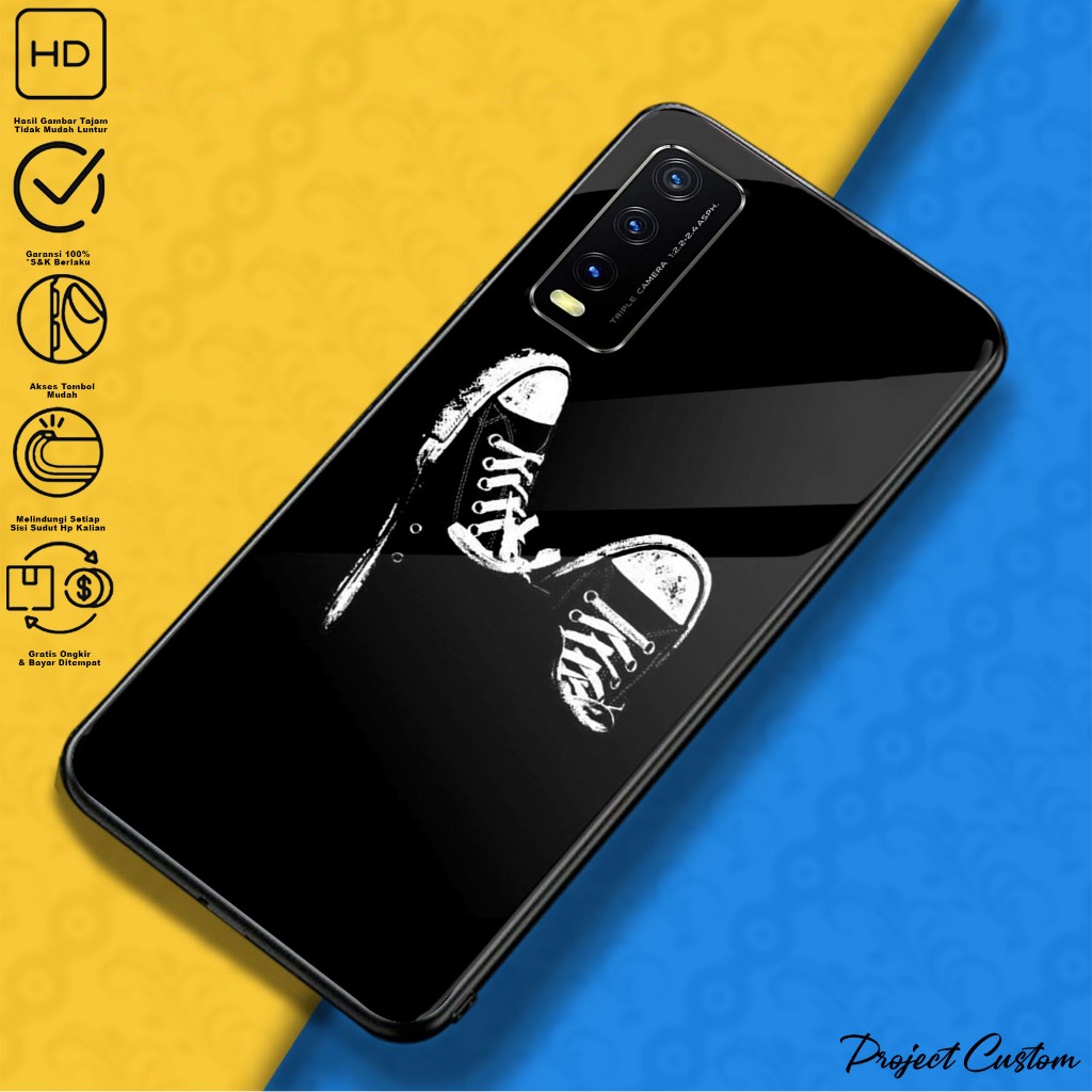 Case Vivo Y20 Y12S Y20S Y20SG - Casing Hp Vivo Y12S Y20 Y20S Y20SG ( BLACK ) Softcase Hp VIVO Y12S -