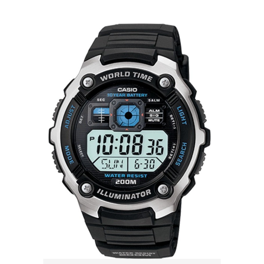 Jam Tangan Original Pria  Casio AE-2000W Karet & AE-2000WD Stainless