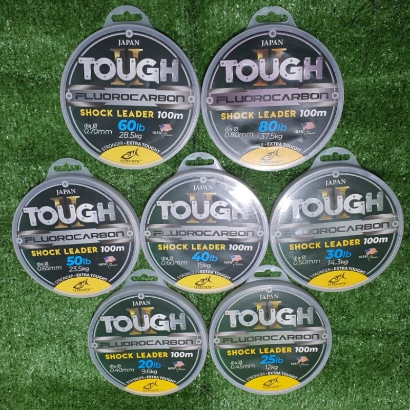 SHOCKLEADER FLUOROCARBON Tough 2 Utecate 100METER | SENAR PANCING | BENANG LEADER