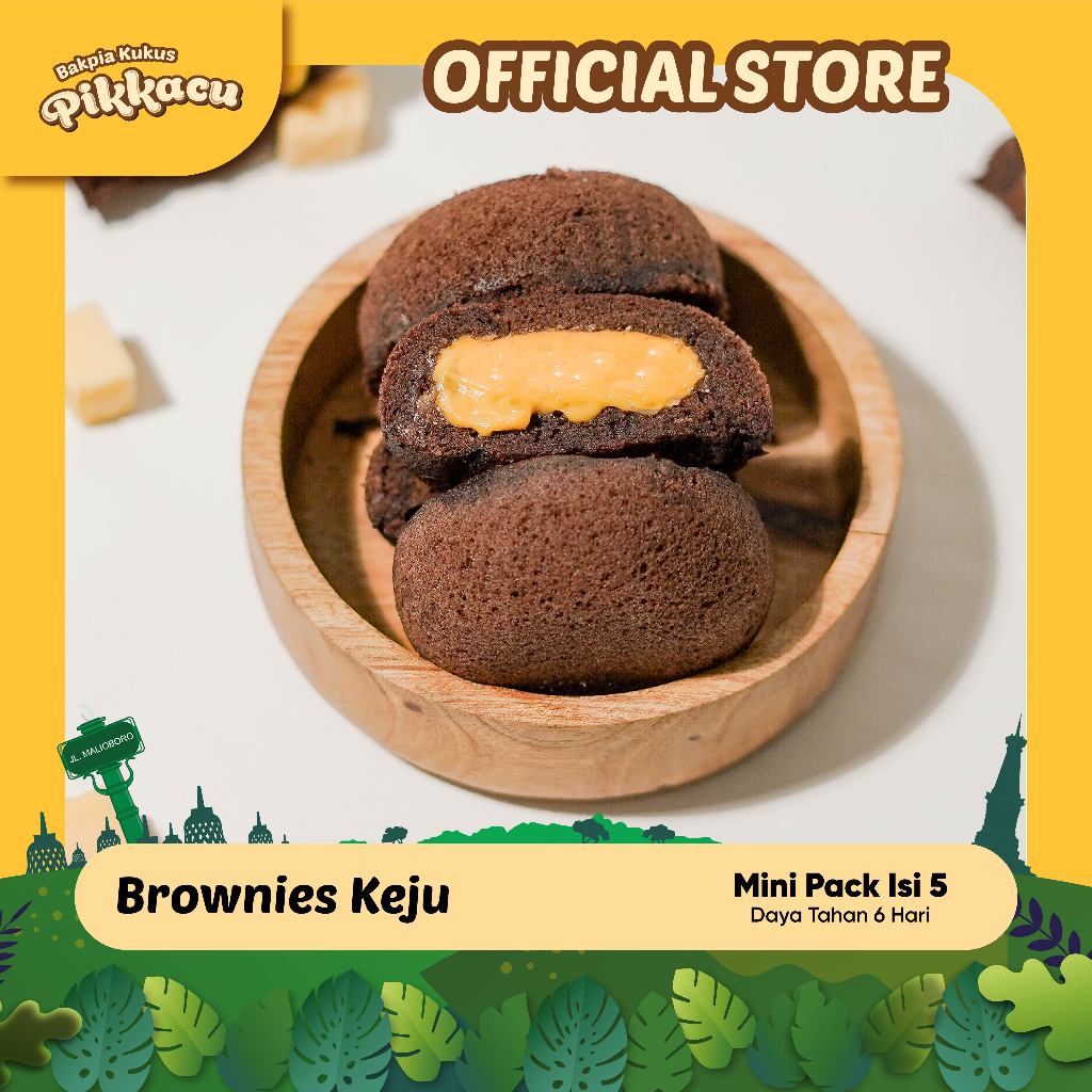 

Bakpia Kukus Pikkacu Brownis keju Isi 5