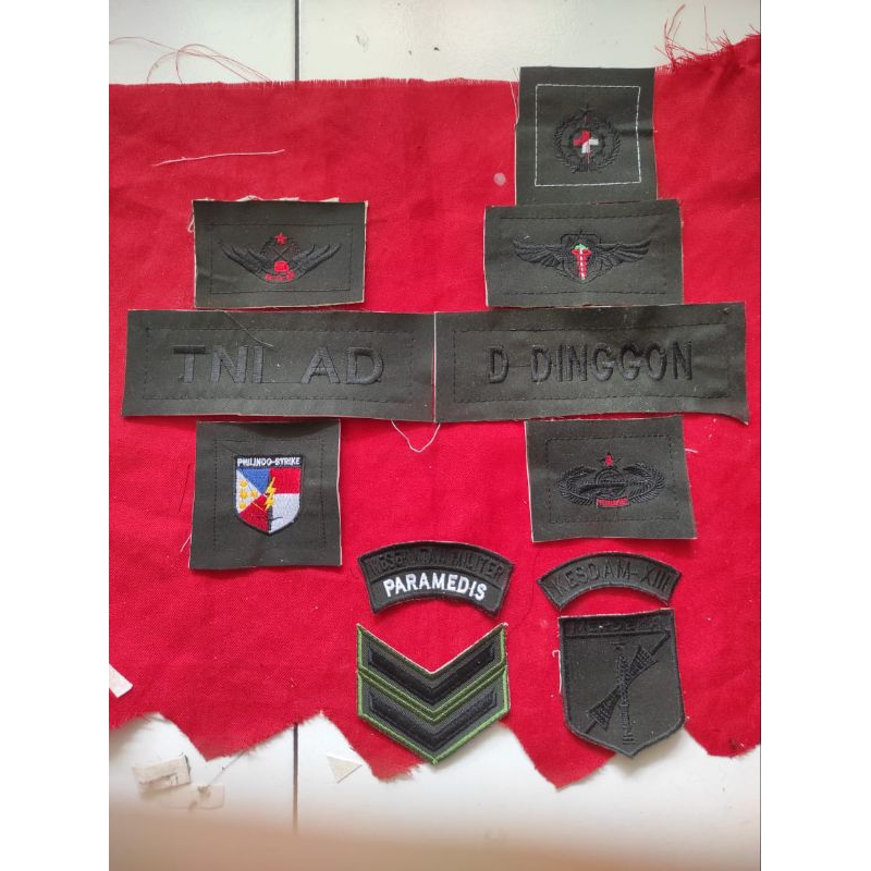 Atribut PAPAN NAMA TNI AD