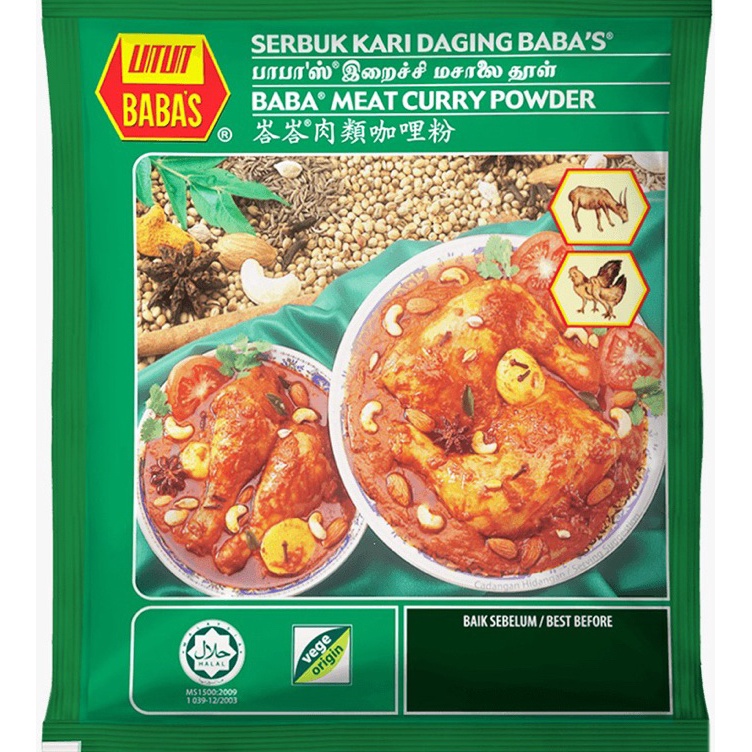 

ART G27H Babas meat curry powder 25gr bumbu untuk kari daging exp September 224