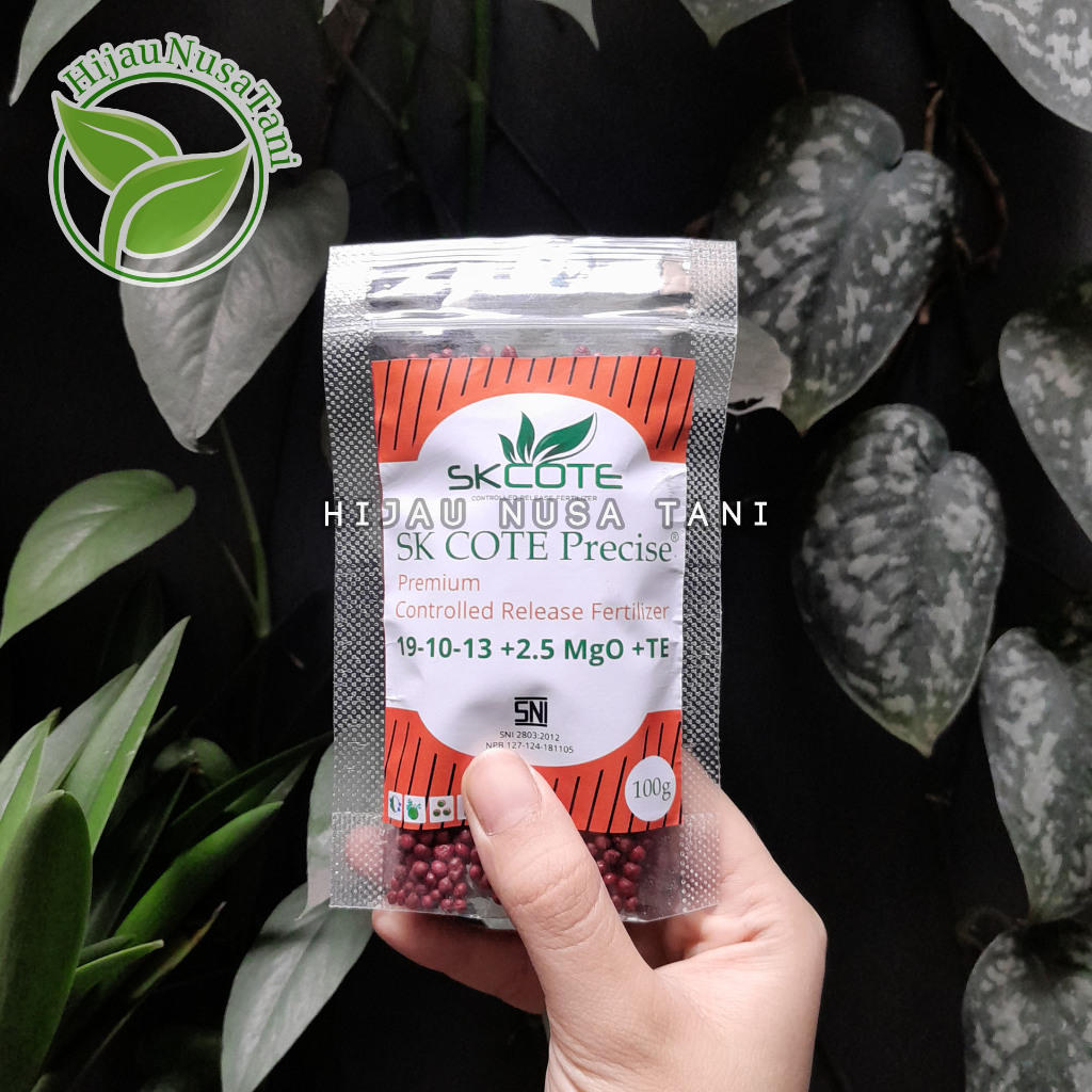 SK COTE PRECISE 19-10-13+TE 100 gram - Pupuk Slow Release SR SK-Cote nutrisi pemacu pertumbuhan tana