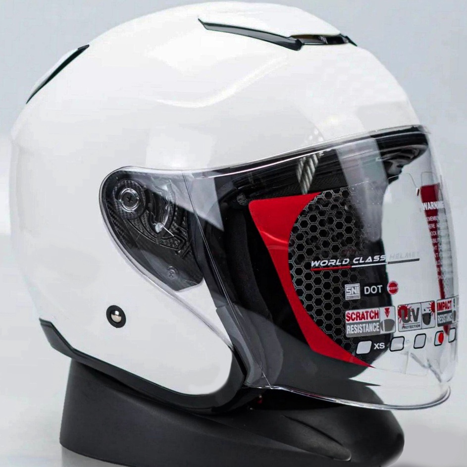DGR Helm Half Face KBS KYOTO  Helm Pria Dan Wanita PREMIUM SNI COD w Produk Premium