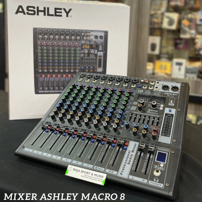 MIXER ASHLEY MACRO 8 8 CHANNEL ORIGINAL