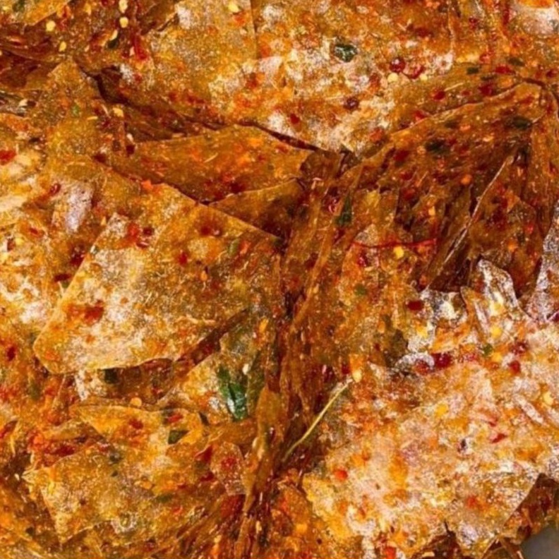 

ART P48W Kripik kaca pedas daun jeruk terlezat 1kg