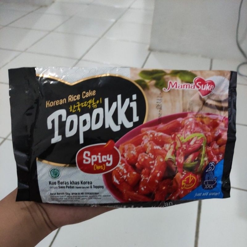 

Topokki Instan Korea Rice Cake Mamasuka | Toppoki HALAL 134gr