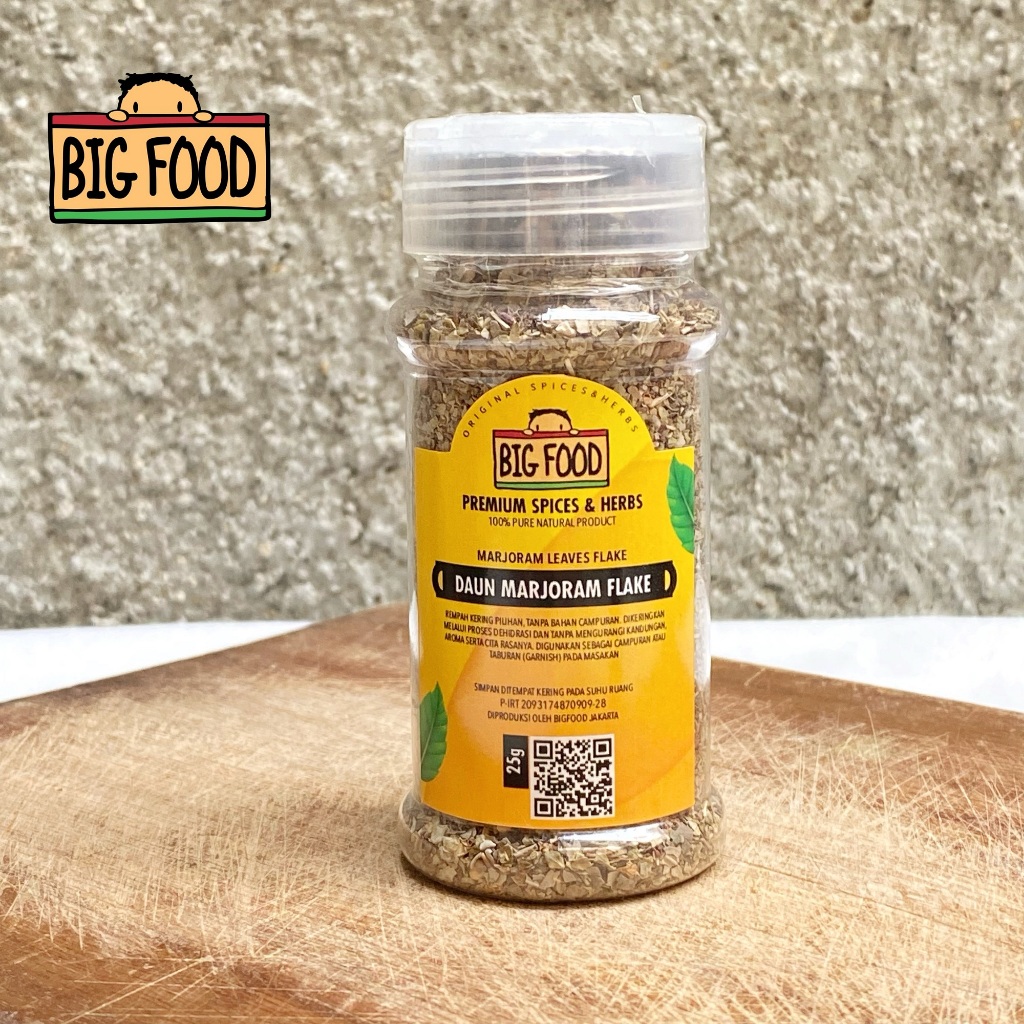 

Big Food Daun Marjoram Flake 25 gram
