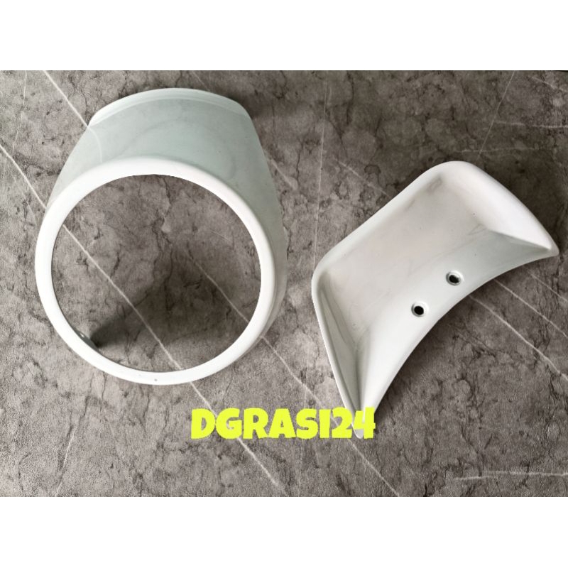 White series headlamp plus ducktail vespa primavera/topi lampu plus ducktail vespa matic primavera