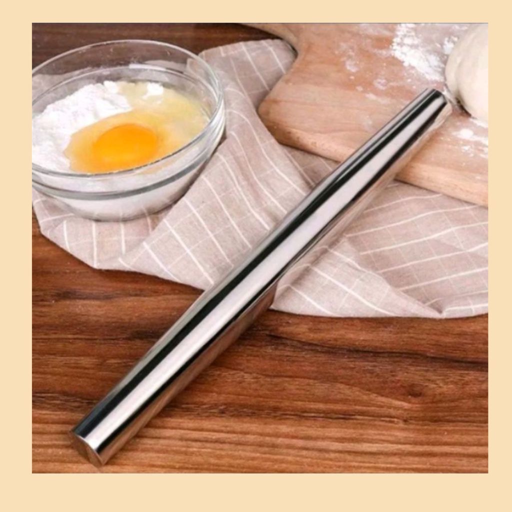 ikiOKE Rolling Pin Stik Perata Penggiling Adonan Kue Pangsit