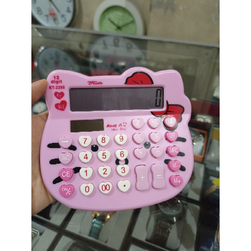 

KALKULATOR HELLOKITTY PINK GEMASSS JUMBO