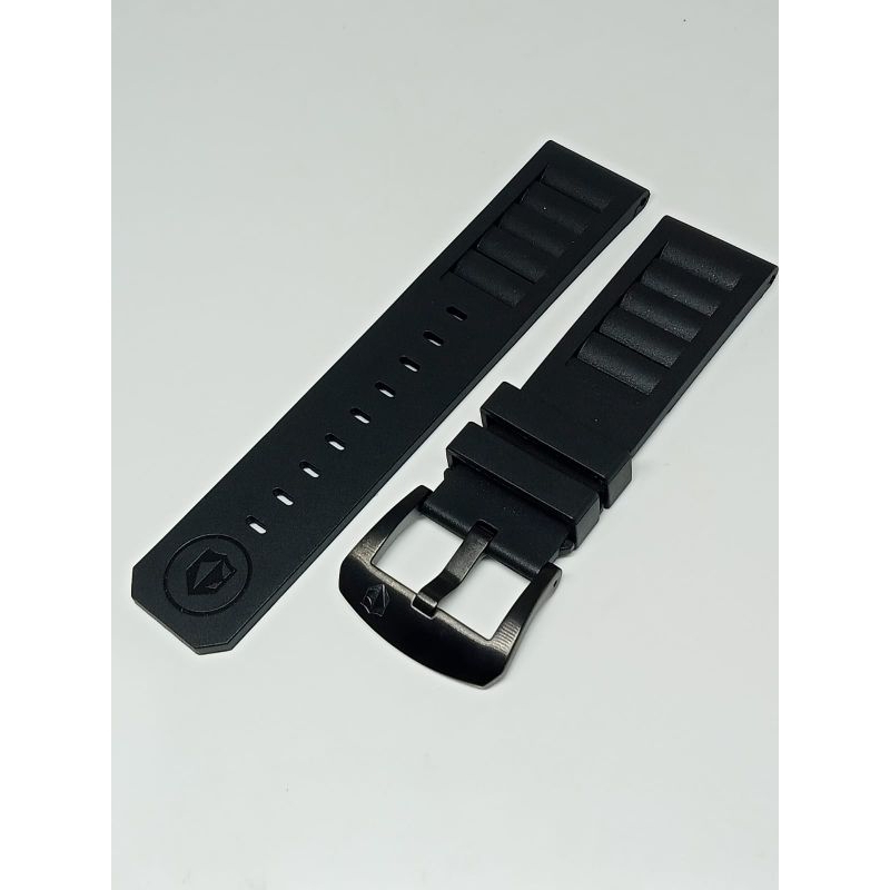 Tali Rubber Jam Tangan Expedition Original 24mm Hitam