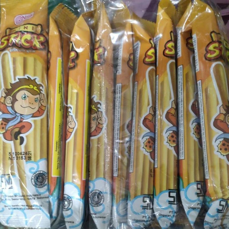 

Snack biskuit Mini Stick 1 pack isi 10 pcs