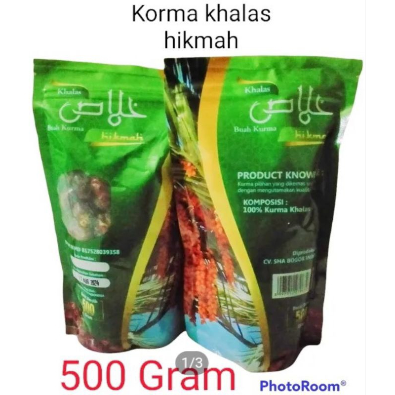 

paket 2 buah karma kalas hikmah 500 gr