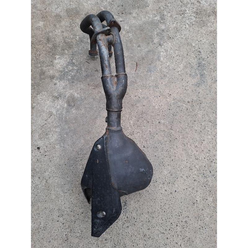 leheran leher header knalpot yamaha R25 mt25 original