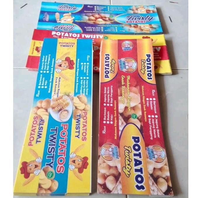 

Promo kertas kentang spiral // kertas kentang ulir // kotak kenta potato twis.