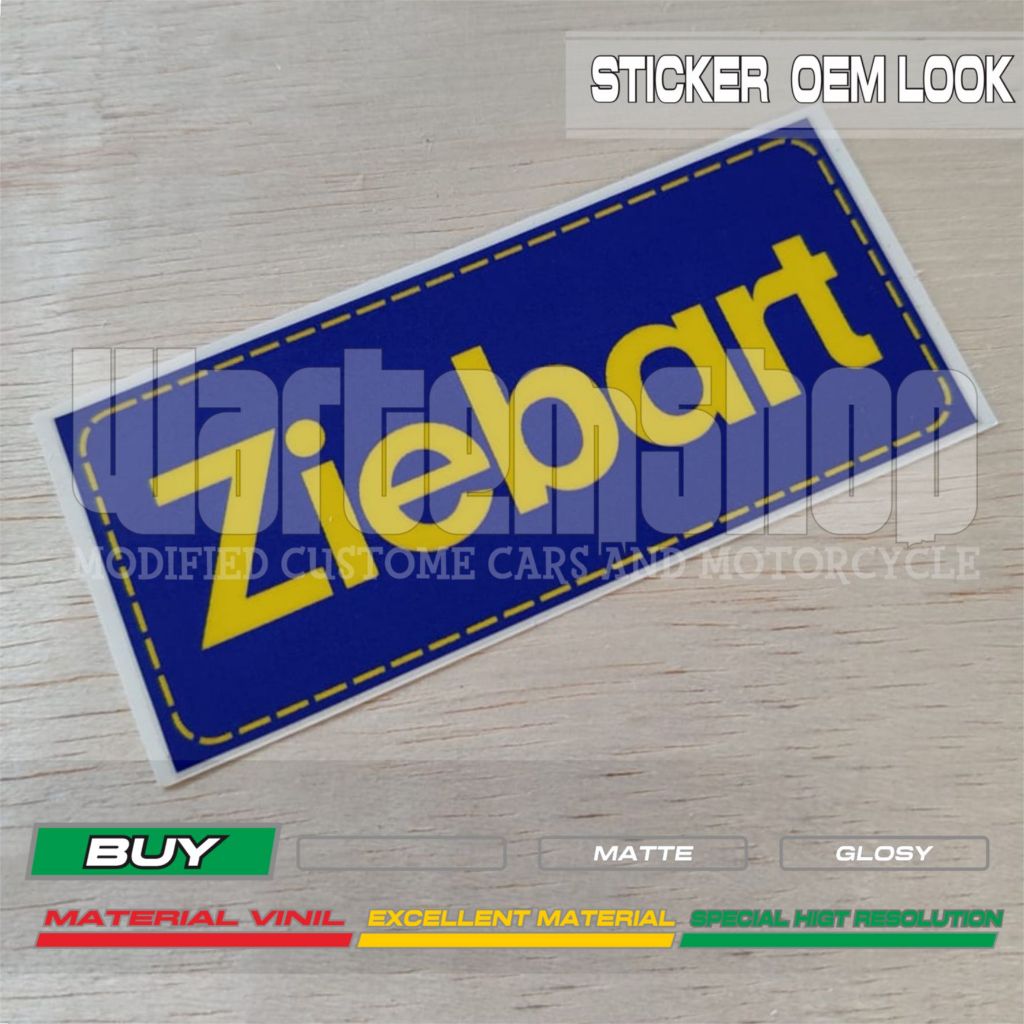 

Stiker Ziebart anti karat