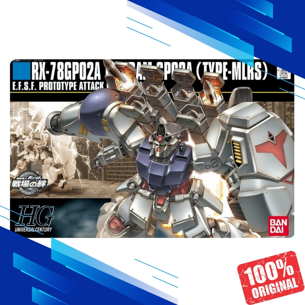 HGUC RX-78GP02A Gundam GP02A (Type-MLRS) ORIGINAL BANDAI