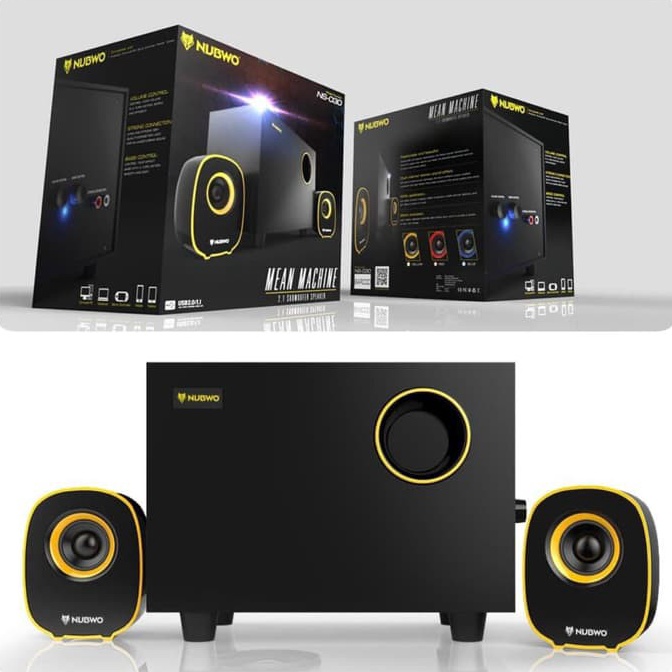 Muraaaahh  AUX dan USB Speaker Subwoofer 21 NUBWO NS3 Subwoofer Speaker aktif