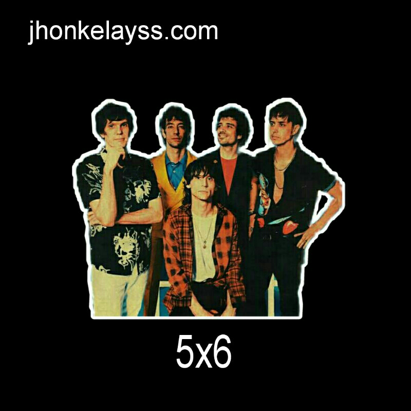 

sticker aesthetic the strokes bahan anti air tinggal tempel