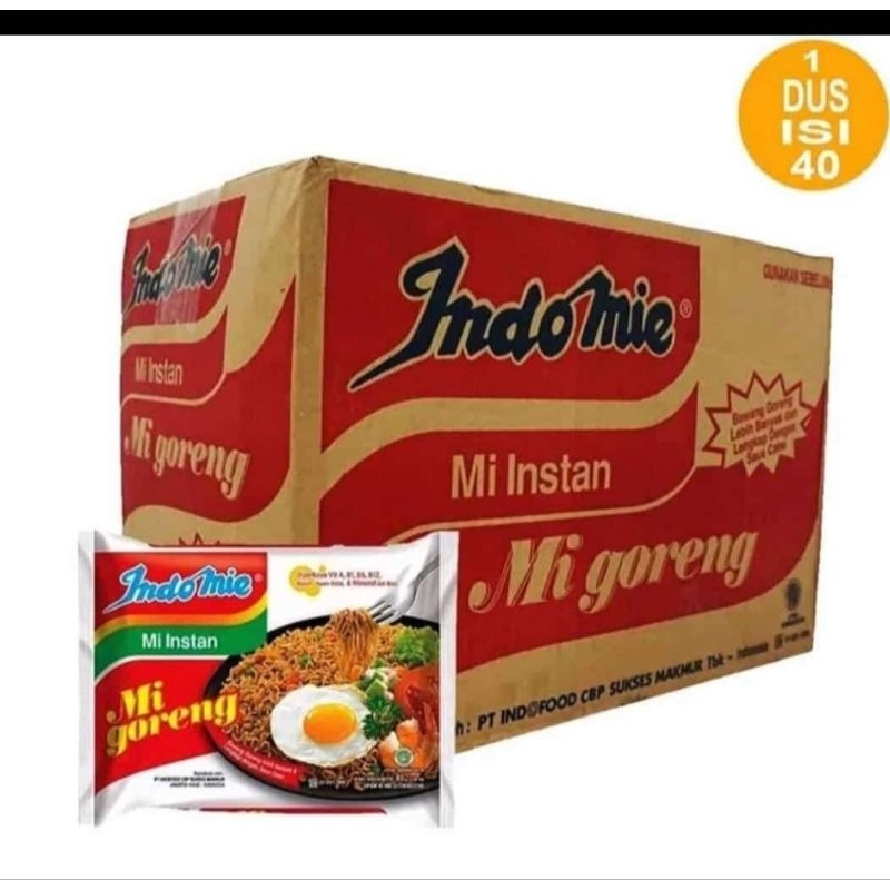 

indomie goreng 1 dus /40