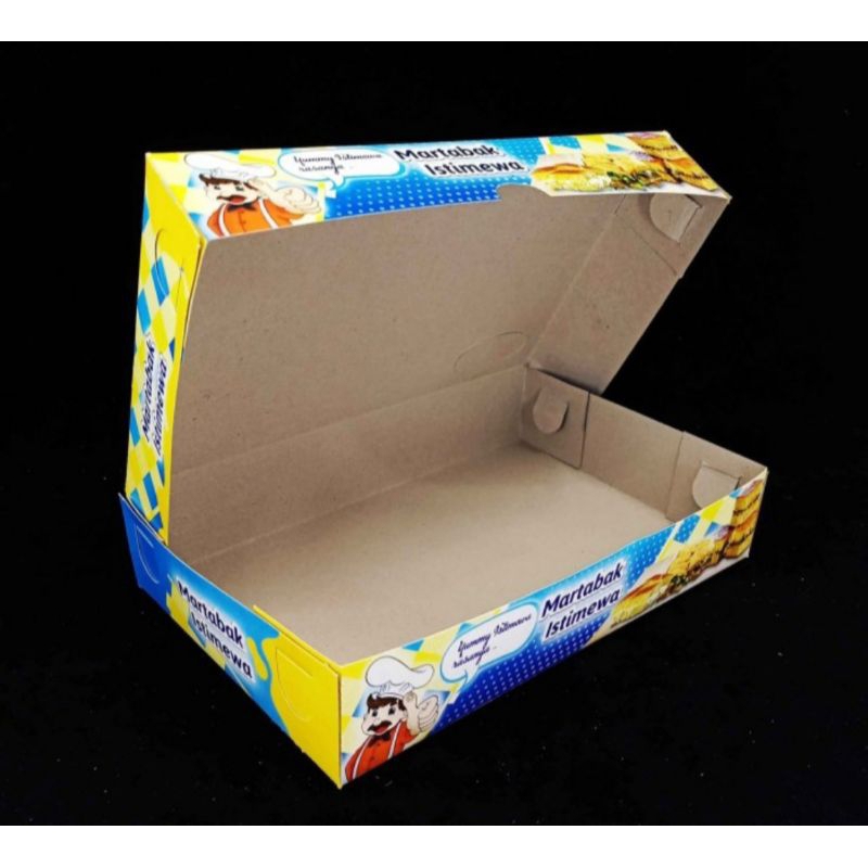 

DUS KEMASAN MAKANAN - MARTABAK SIZE 21 X 13,5 - MARTABAK - ISI 100 PCS