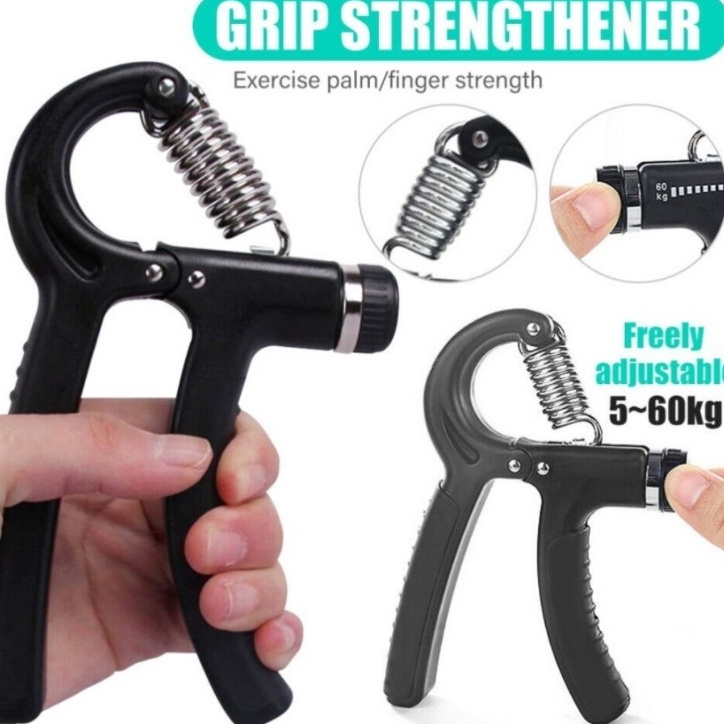 Stock Terupdate  Hand Grip Alat Gym Fitness Otot Lengan 56 Kg Latihan Otot Tangan