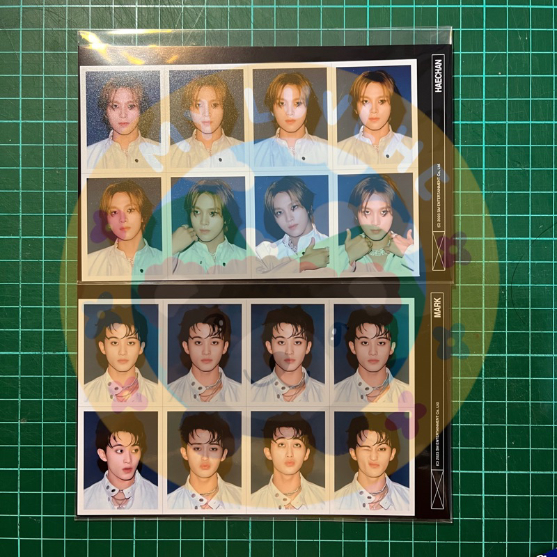 [READY STOCK] MD NCT 127 FACT CHECK ID PHOTO SET MARK HAECHAN SEALED