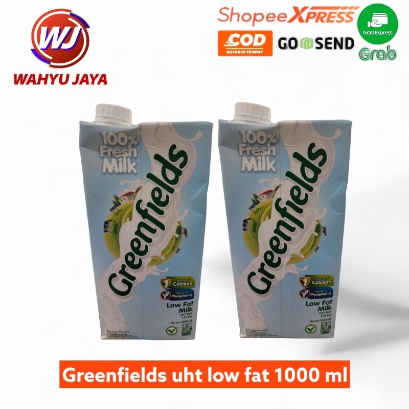 

Greenfield uht low fat 1000 ml