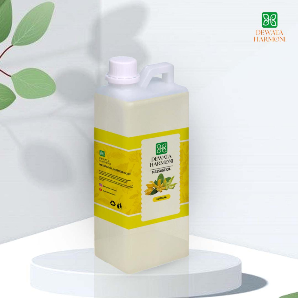 Massage Oil SPA ukuran 1 liter - Minyak Pijat Bali Aroma Cempaka