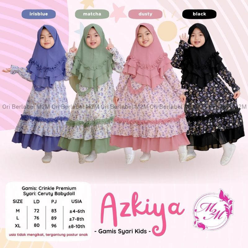 Azkiya Syari Dress Kids by Nsk
