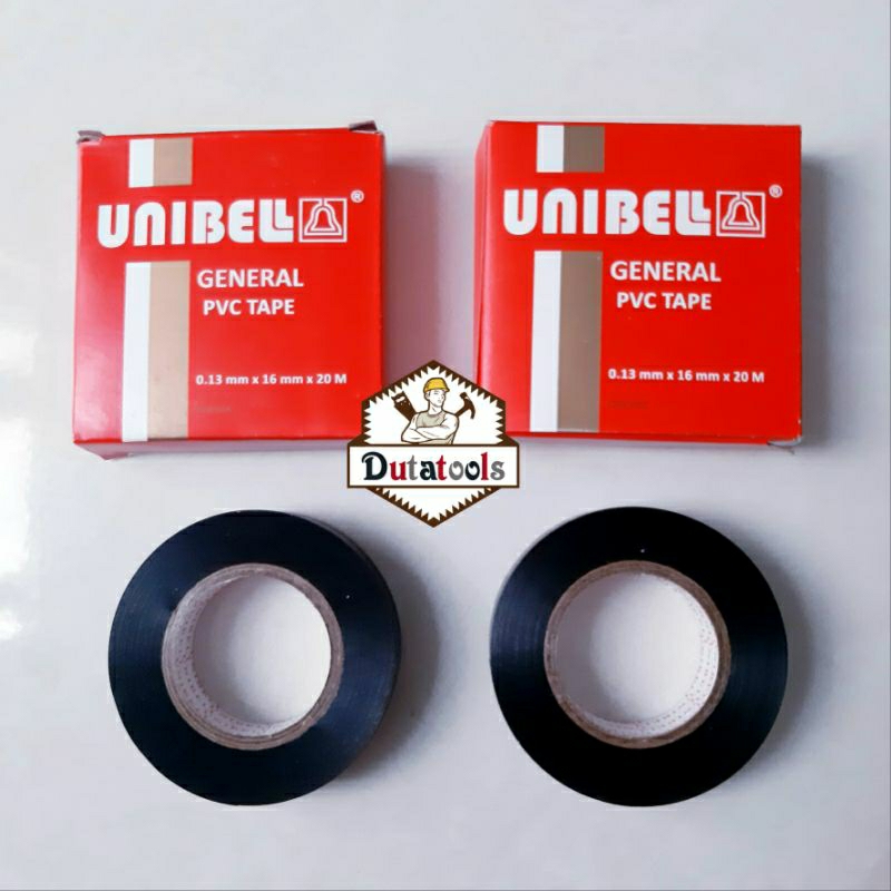 Isolasi listrik UNIBELL hitam besar 20 m/isolasi hitam/lakban listrik/isolasi kabel