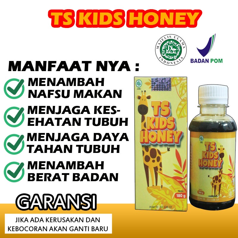 

Obat Penmabah Berat Badan Anak Dan Dewasa,Penambah Nafsu Makan Dan Stamina Ts Kids Honey Oroginal Asli